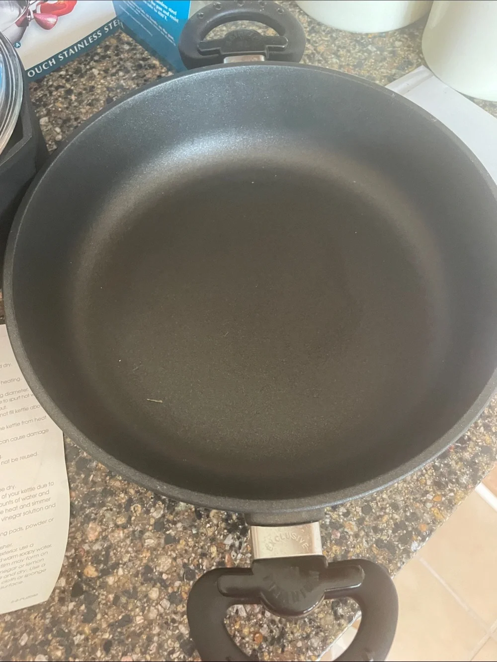 Farberware Black Millennium Nonstick Fry Pan and Saucepot Set new